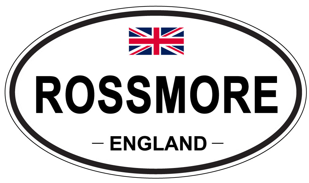 ROSSMORE, England - Oval Magnet
