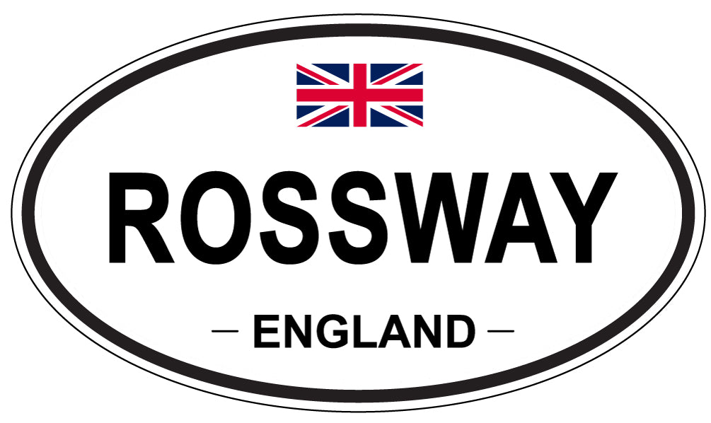 ROSSWAY, England - Oval Magnet