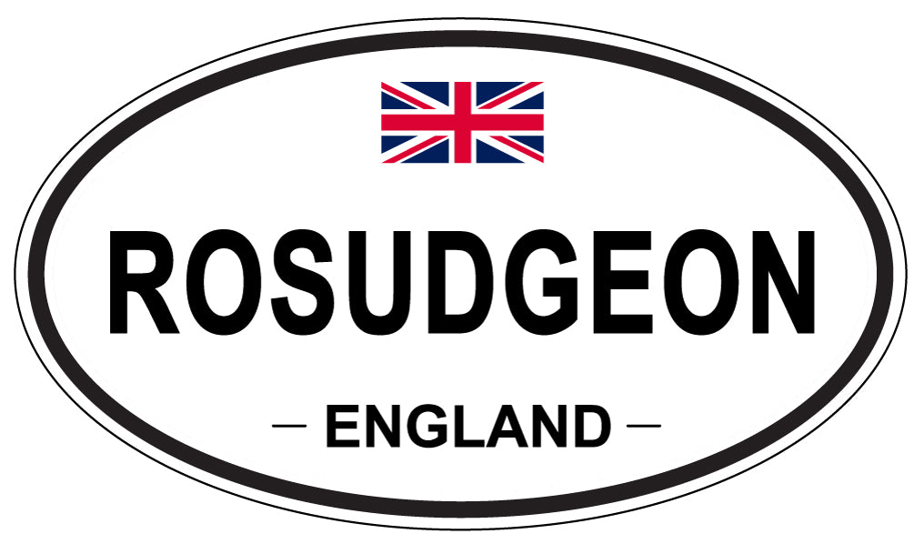 ROSUDGEON, England - Oval Magnet