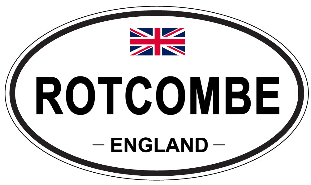 ROTCOMBE, England - Oval Magnet