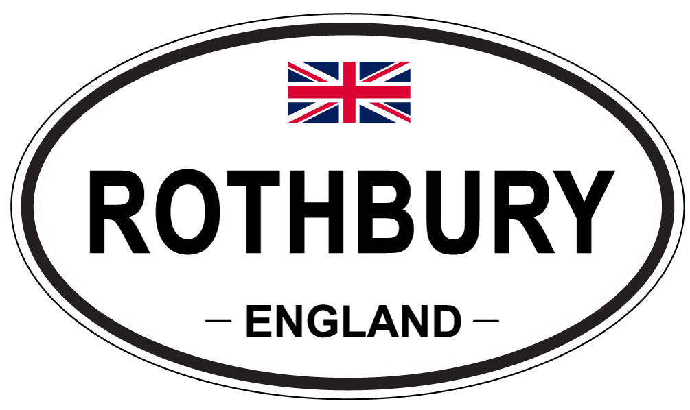 ROTHBURY, England - Oval Magnet