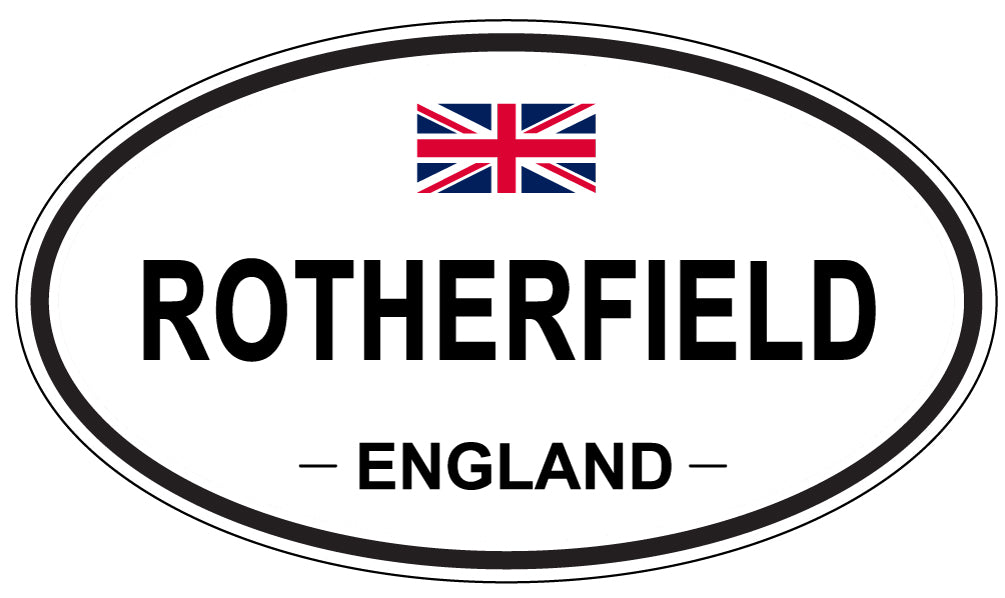 ROTHERFIELD, England - Oval Magnet