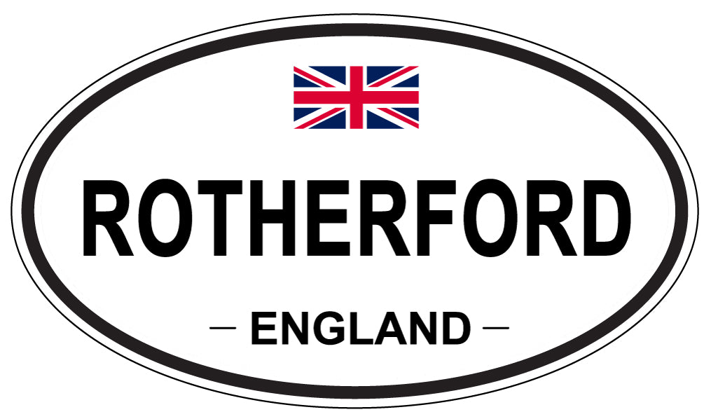 ROTHERFORD, England - Oval Magnet