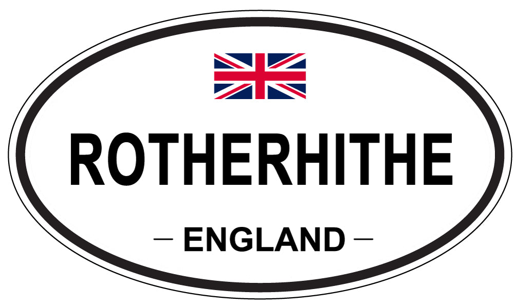 ROTHERHITHE, England - Oval Magnet