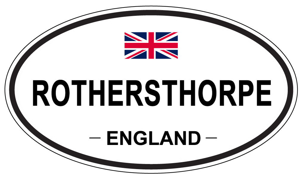 ROTHERSTHORPE, England - Oval Magnet