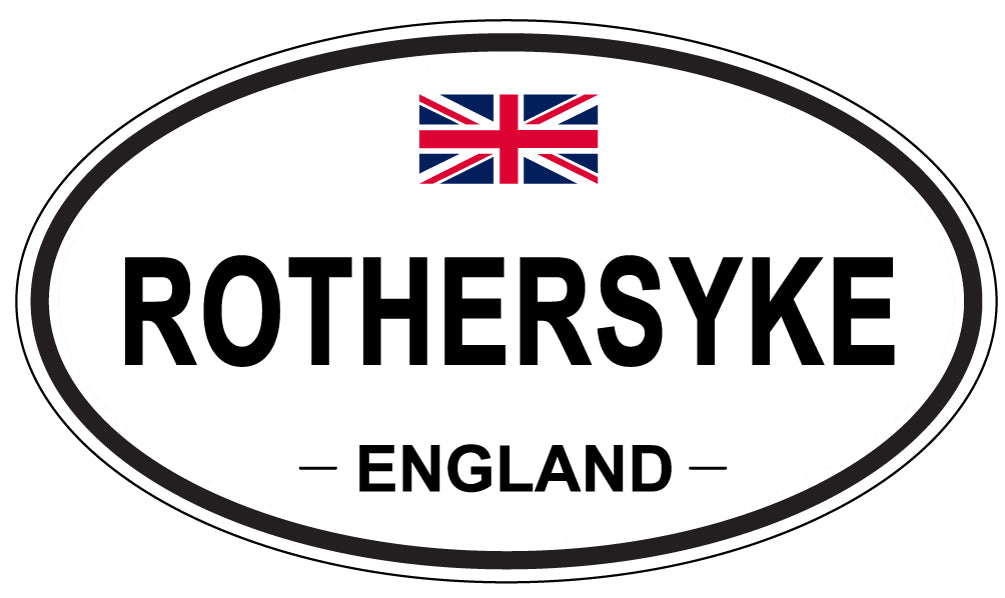 ROTHERSYKE, England - Oval Magnet