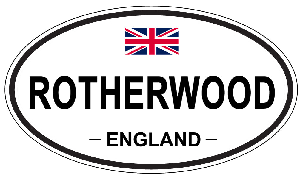 ROTHERWOOD, England - Oval Magnet