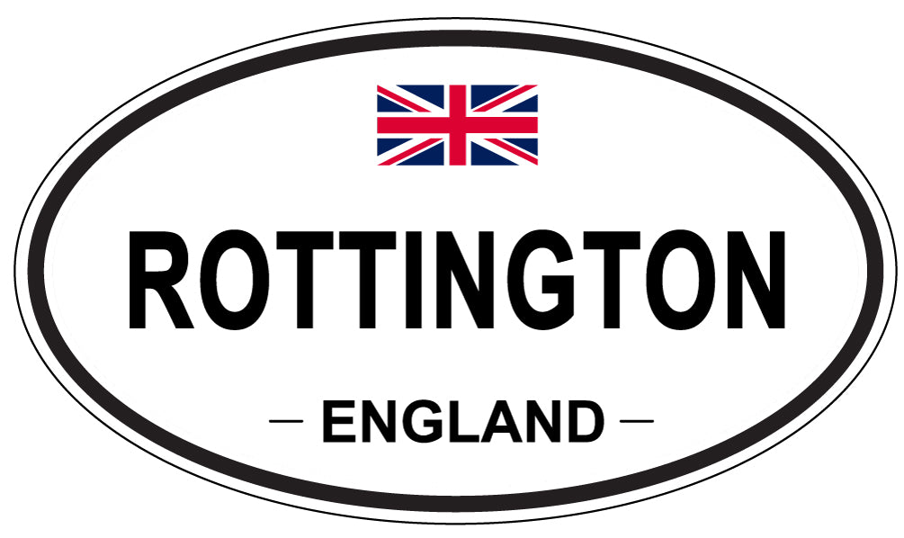 ROTTINGTON, England - Oval Magnet
