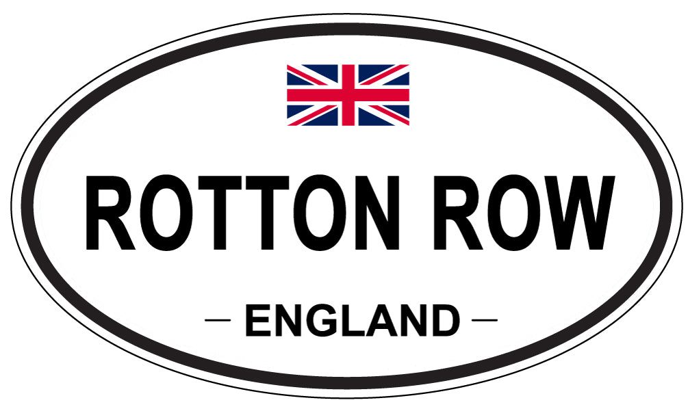 ROTTON ROW, England - Oval Magnet