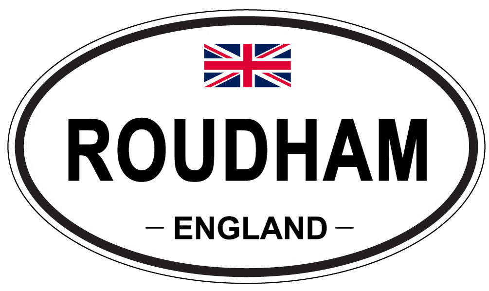 ROUDHAM, ENGLAND - Oval Sticker