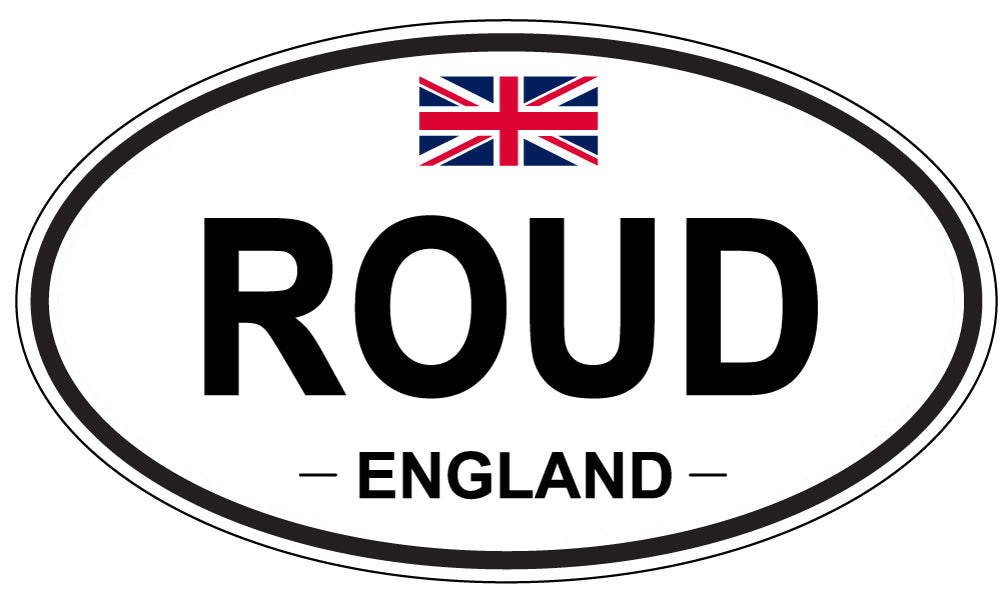 ROUD, England - Oval Magnet