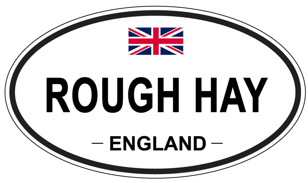 ROUGH HAY, England - Oval Magnet