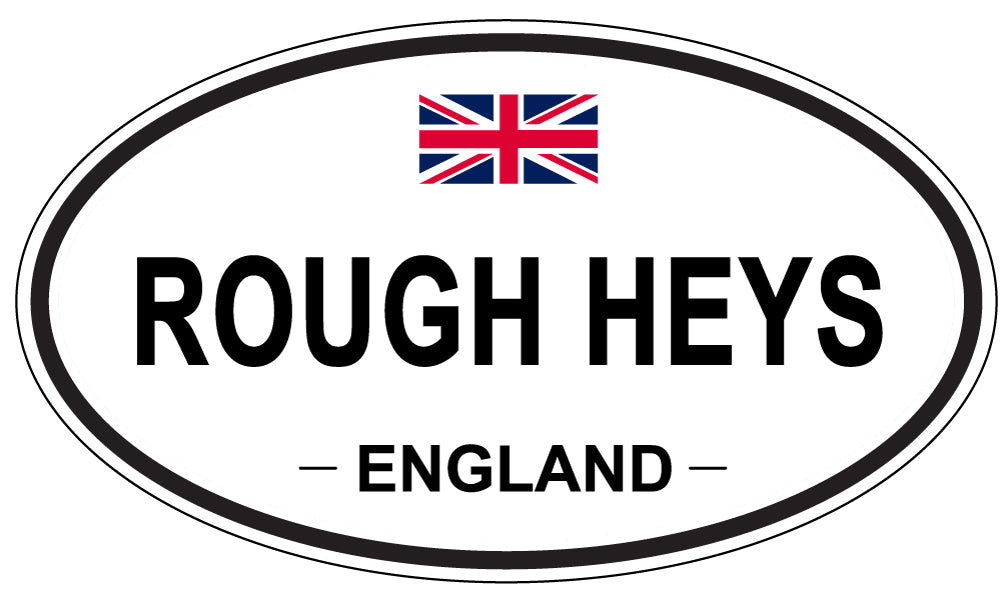ROUGH HEYS, England - Oval Magnet