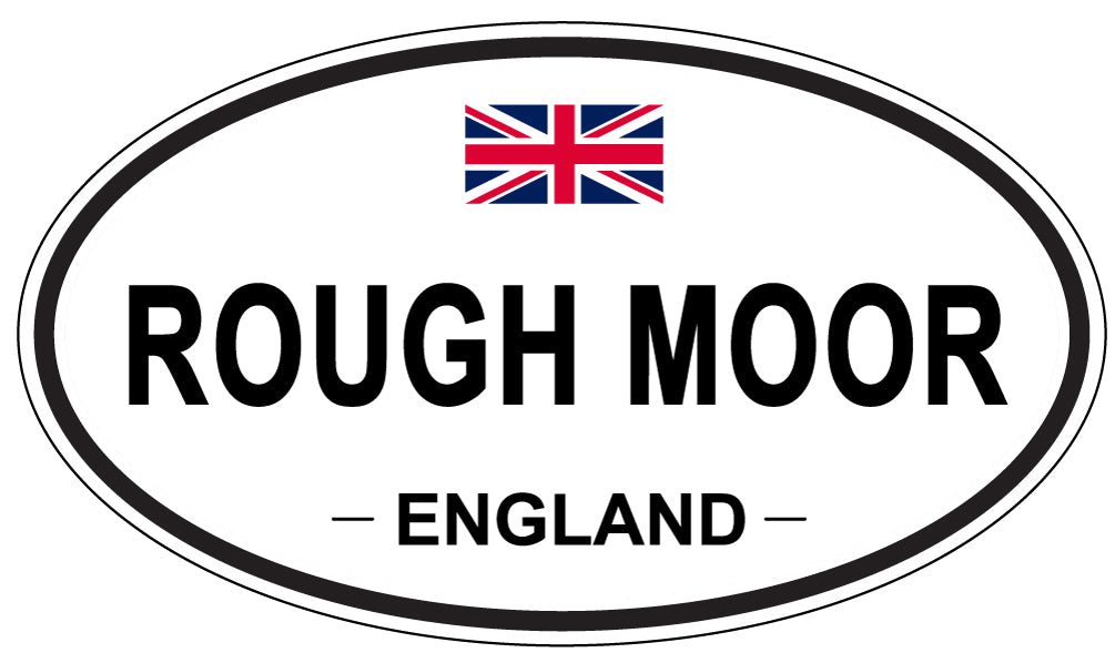 ROUGH MOOR, England - Oval Magnet