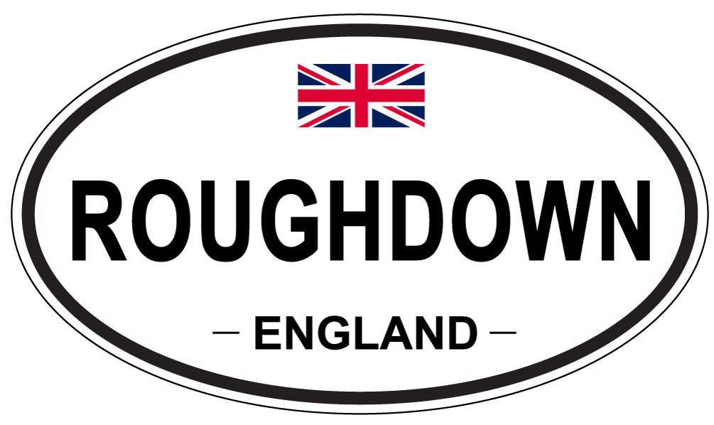 ROUGHDOWN, England - Oval Magnet