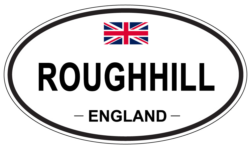 ROUGHHILL, England - Oval Magnet