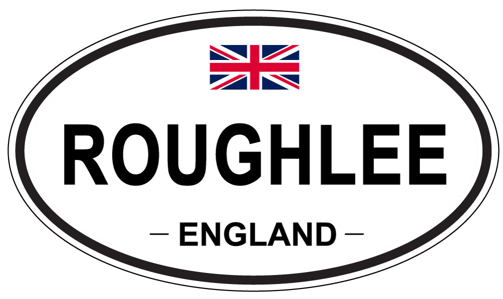 ROUGHLEE, England - Oval Magnet