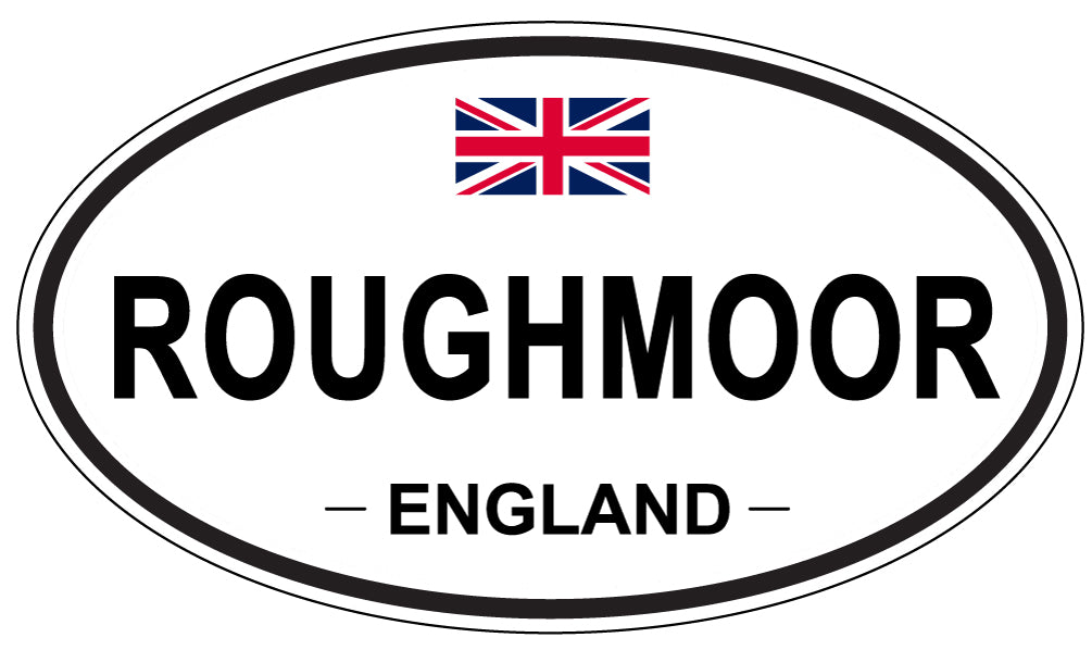 ROUGHMOOR, England - Oval Magnet