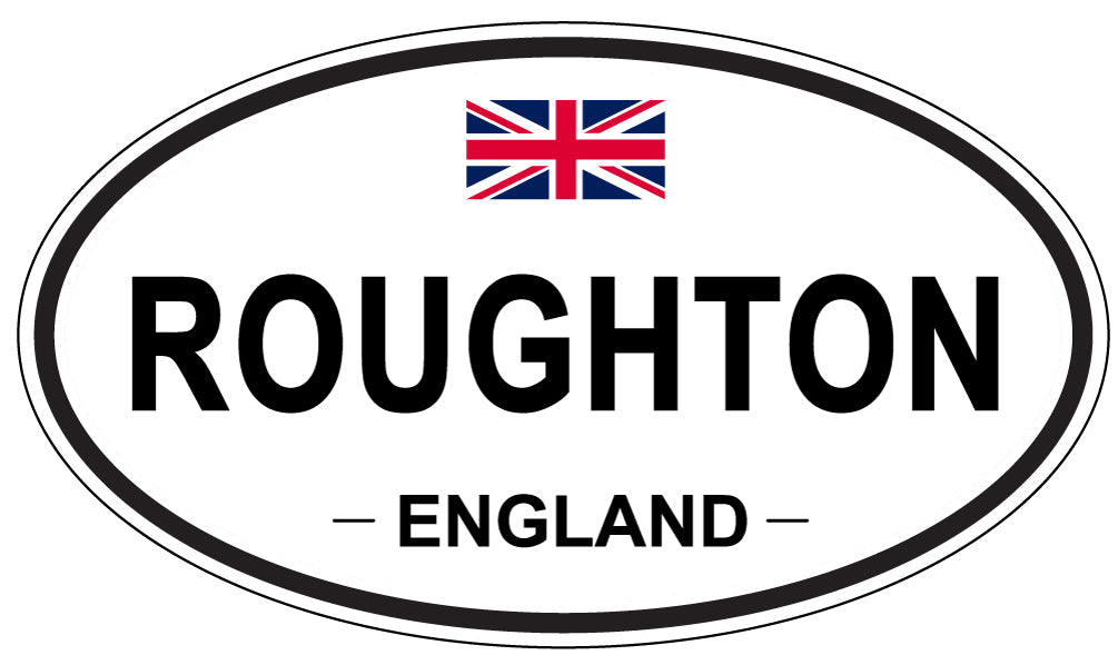 ROUGHTON, England - Oval Magnet