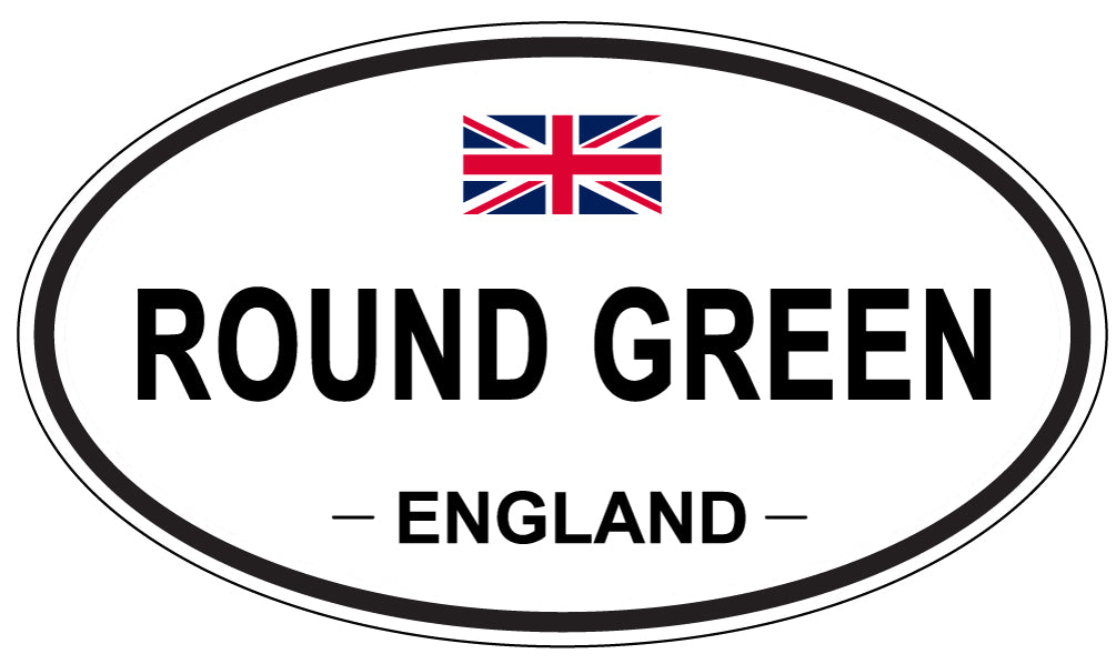 ROUND GREEN, England - Oval Magnet