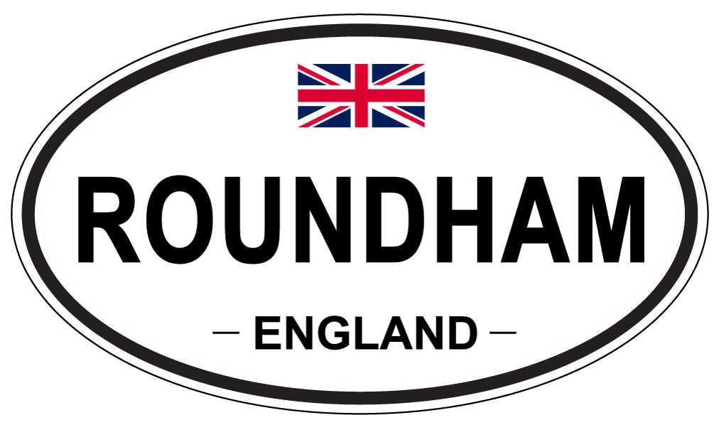 ROUNDHAM, England - Oval Magnet
