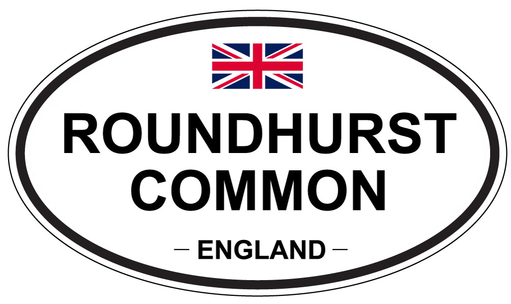 ROUNDHURST COMMON, England - Oval Magnet