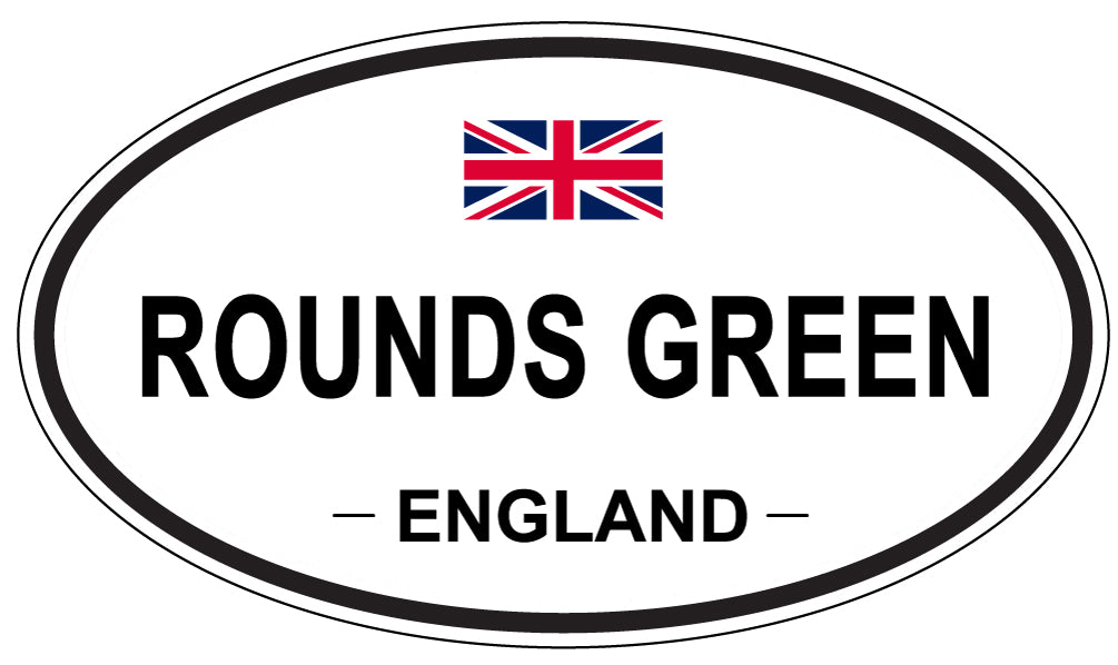 ROUNDS GREEN, England - Oval Magnet