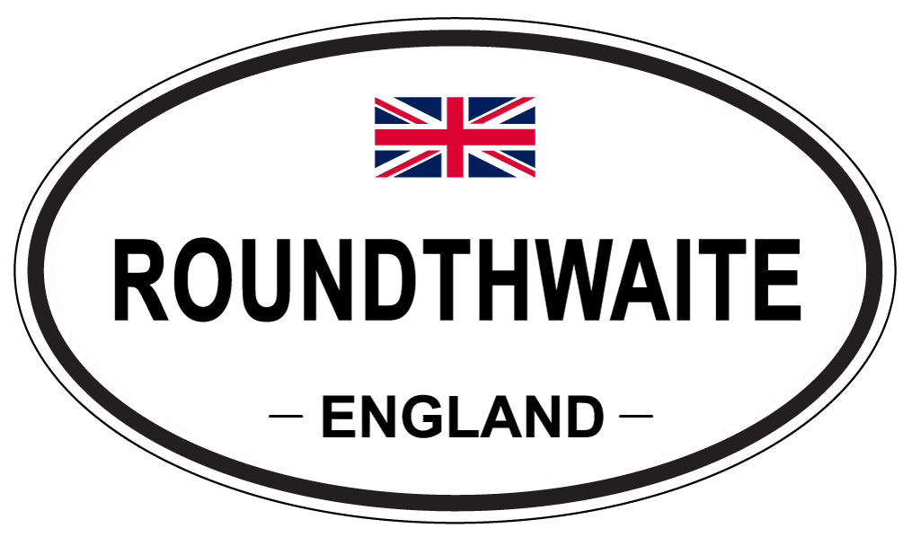 ROUNDTHWAITE, ENGLAND - Oval Sticker