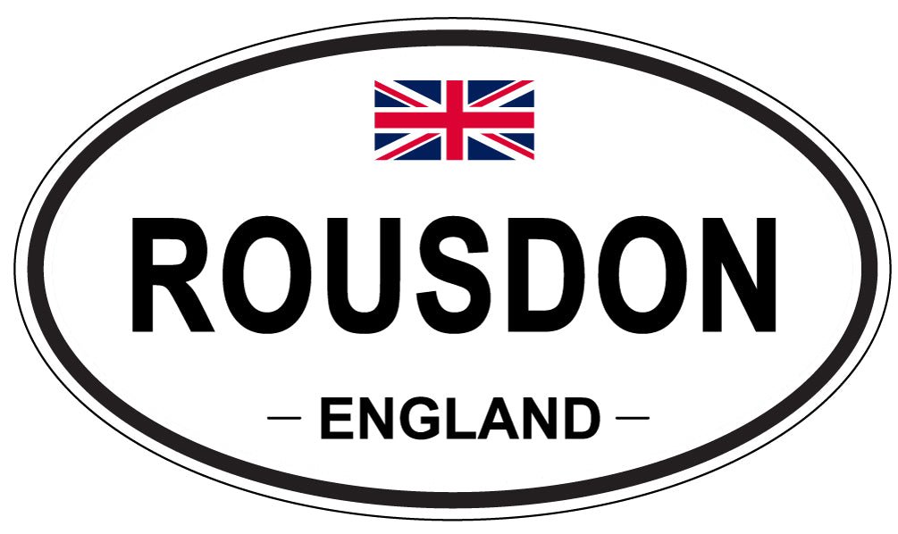 ROUSDON, England - Oval Magnet