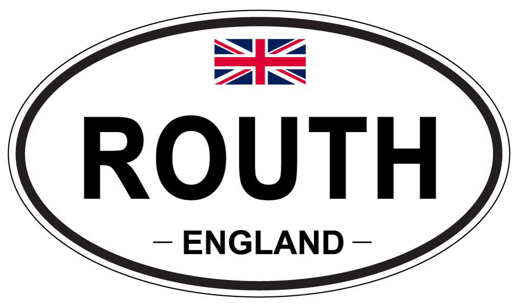 ROUTH, England - Oval Magnet