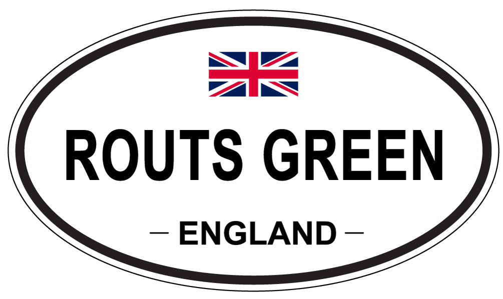 ROUTS GREEN, England - Oval Magnet