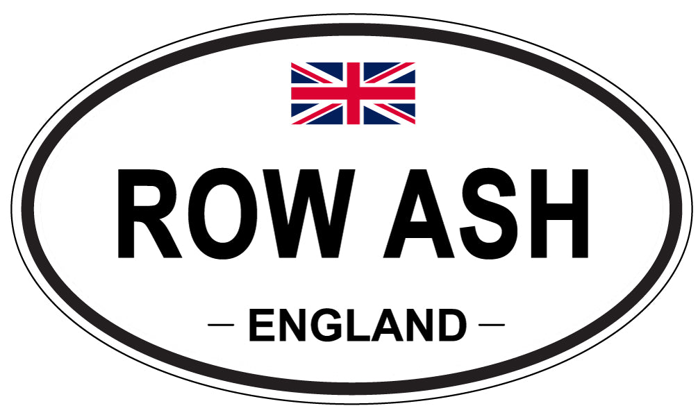 ROW ASH, England - Oval Magnet