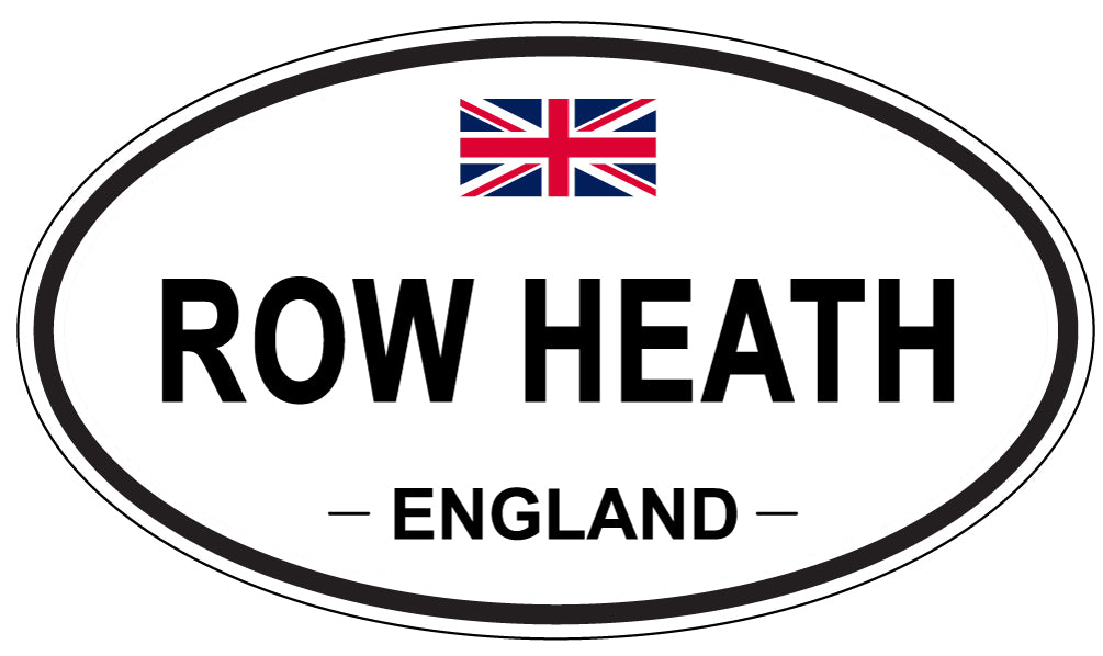 ROW HEATH, England - Oval Magnet