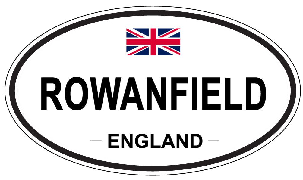 ROWANFIELD, England - Oval Magnet