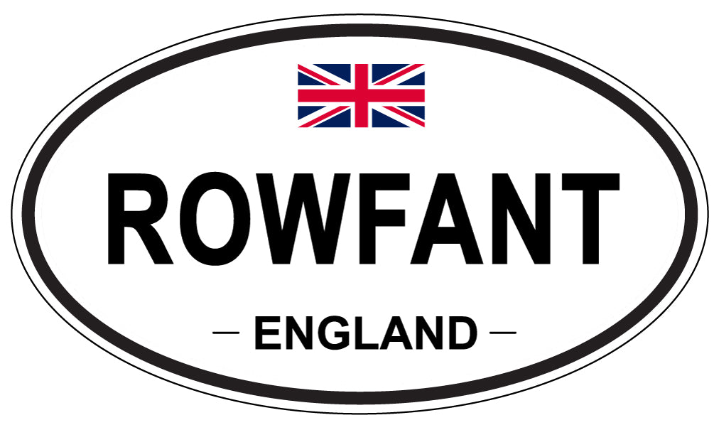 ROWFANT, England - Oval Magnet