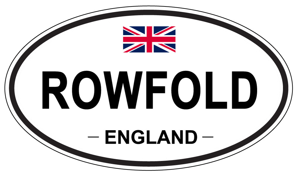 ROWFOLD, England - Oval Magnet