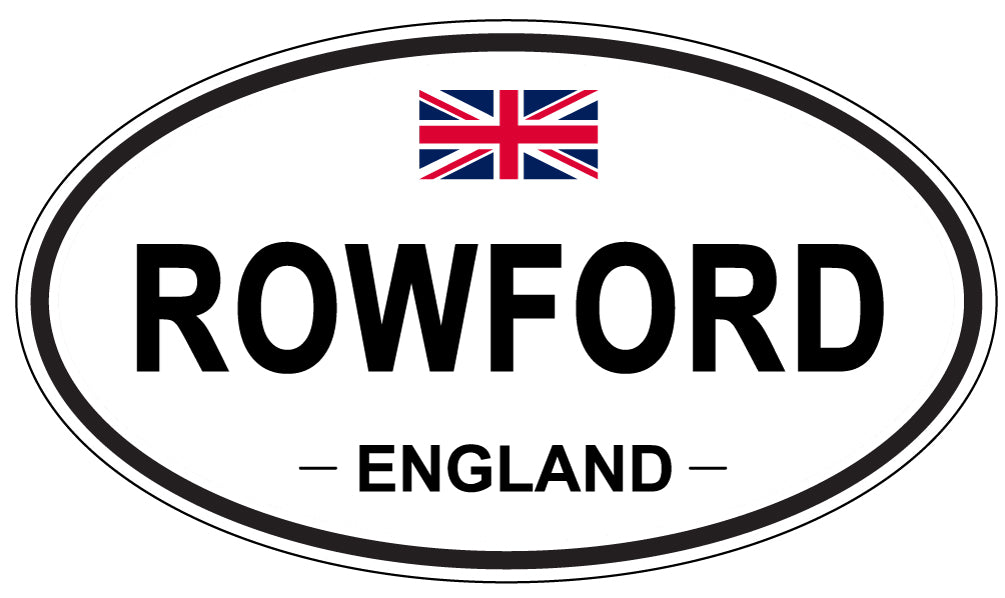ROWFORD, England - Oval Magnet