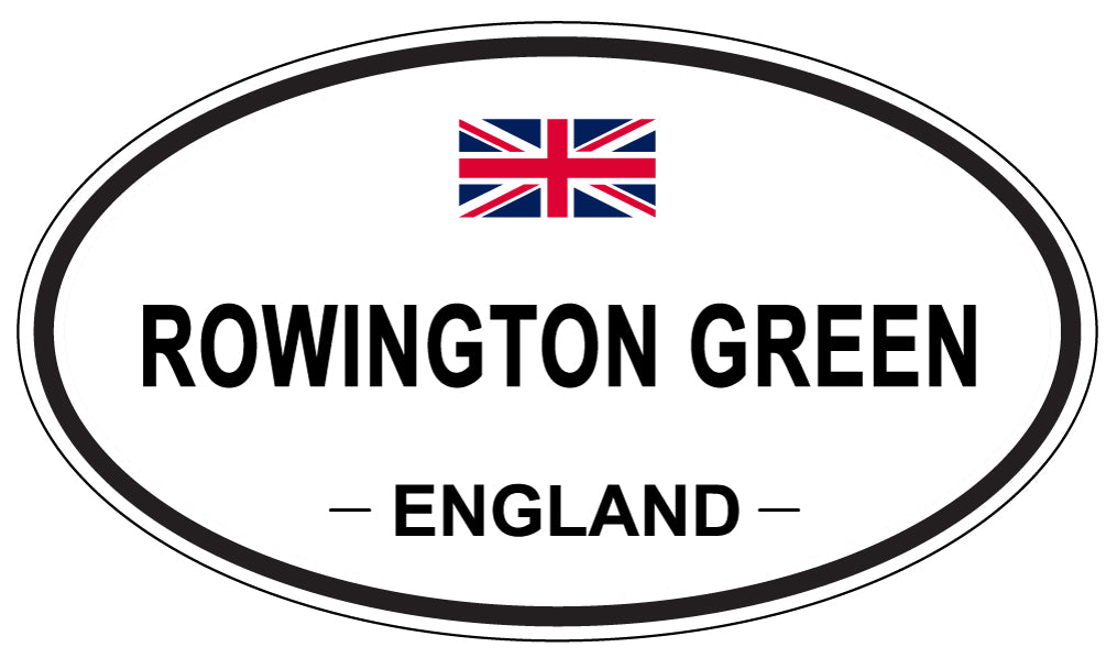 ROWINGTON GREEN, England - Oval Magnet