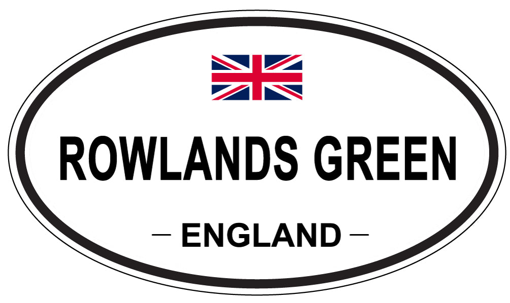 ROWLANDS GREEN, England - Oval Magnet