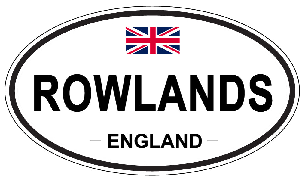 ROWLANDS, England - Oval Magnet