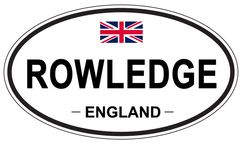 ROWLEDGE, England - Oval Magnet