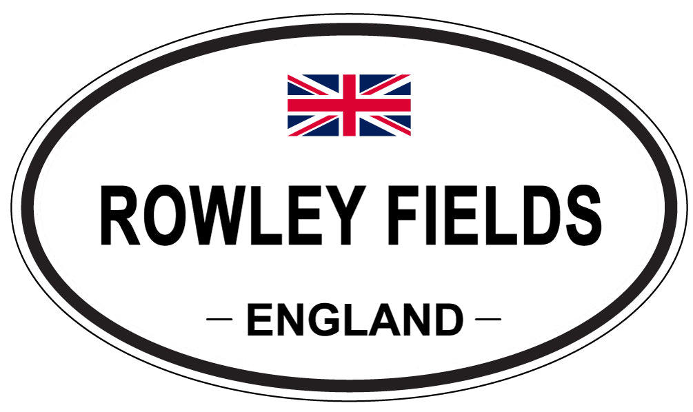 ROWLEY FIELDS, England - Oval Magnet