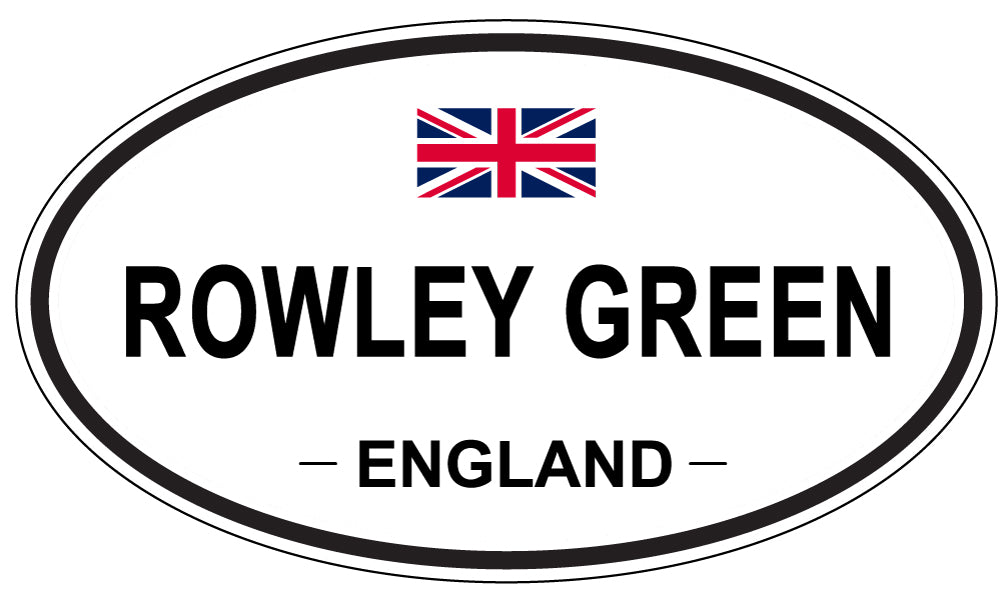 ROWLEY GREEN, England - Oval Magnet