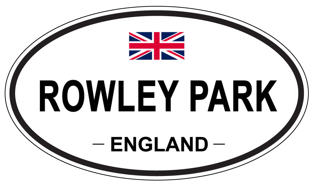ROWLEY PARK, England - Oval Magnet