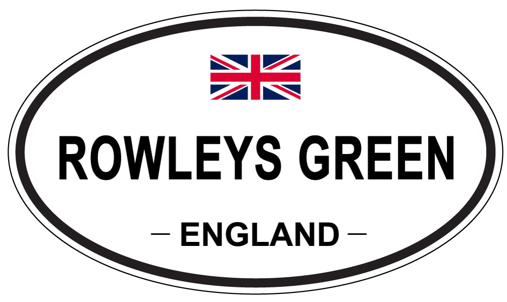 ROWLEYS GREEN, England - Oval Magnet