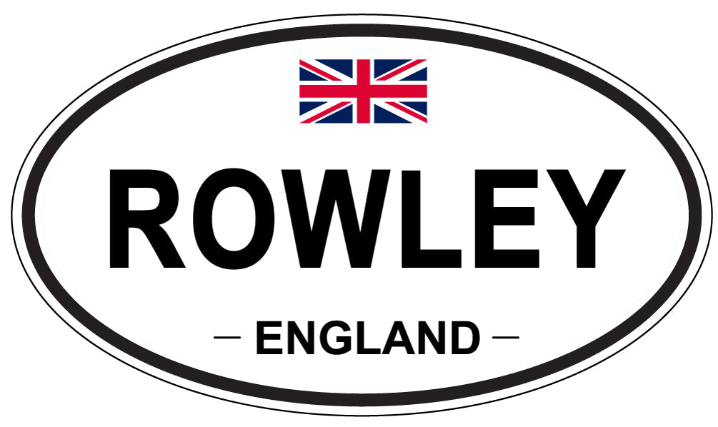 ROWLEY, England - Oval Magnet