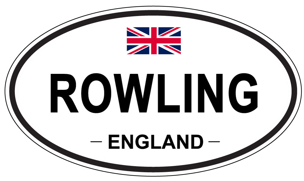 ROWLING, England - Oval Magnet