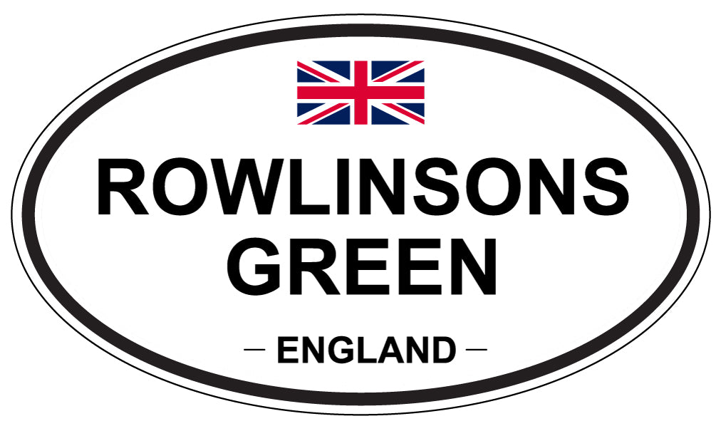 ROWLINSONS GREEN, England - Oval Magnet