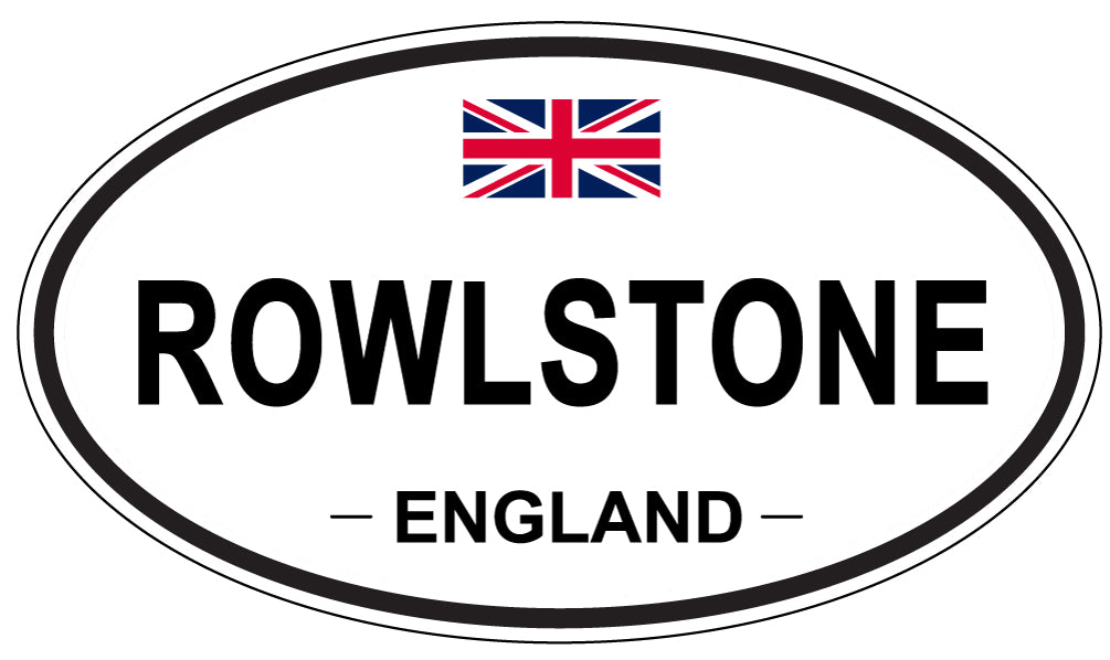 ROWLSTONE, England - Oval Magnet