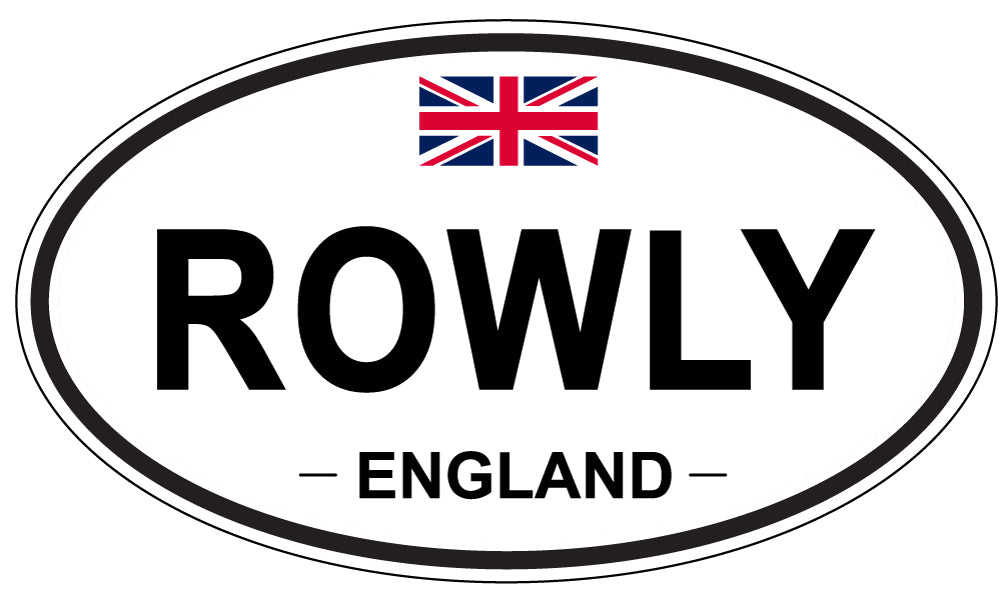 ROWLY, England - Oval Magnet